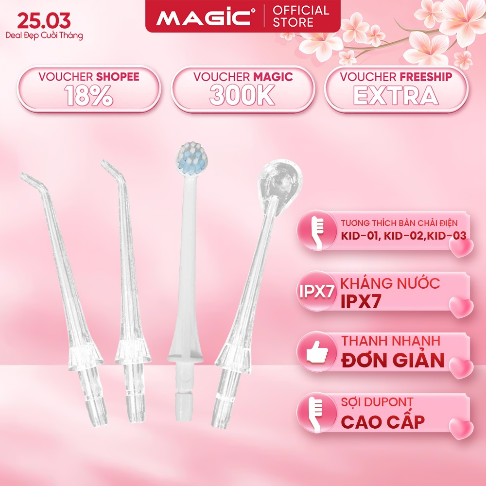 Đầu Tăm Nước MAGIC Eco PRO81, PRO82, PRO83, Hàng Chính Hãng
