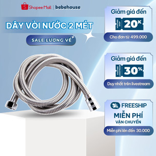 Dây Vòi Hoa Sen Cấp Nước Tay Sen Vòi Xịt , Ren Vặn 2 Mét HV006 BEBEHOUSE