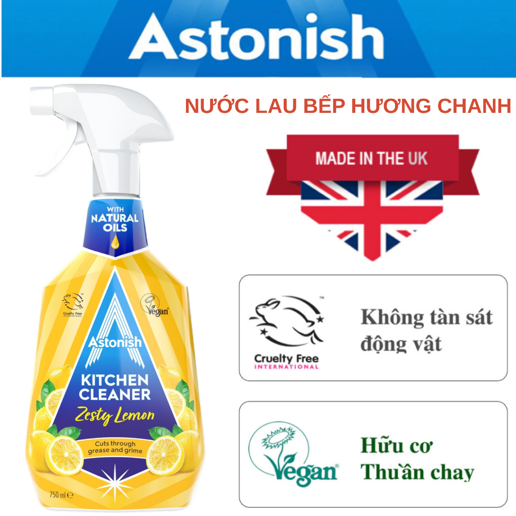 Nước lau bếp hương chanh Astonish C9618