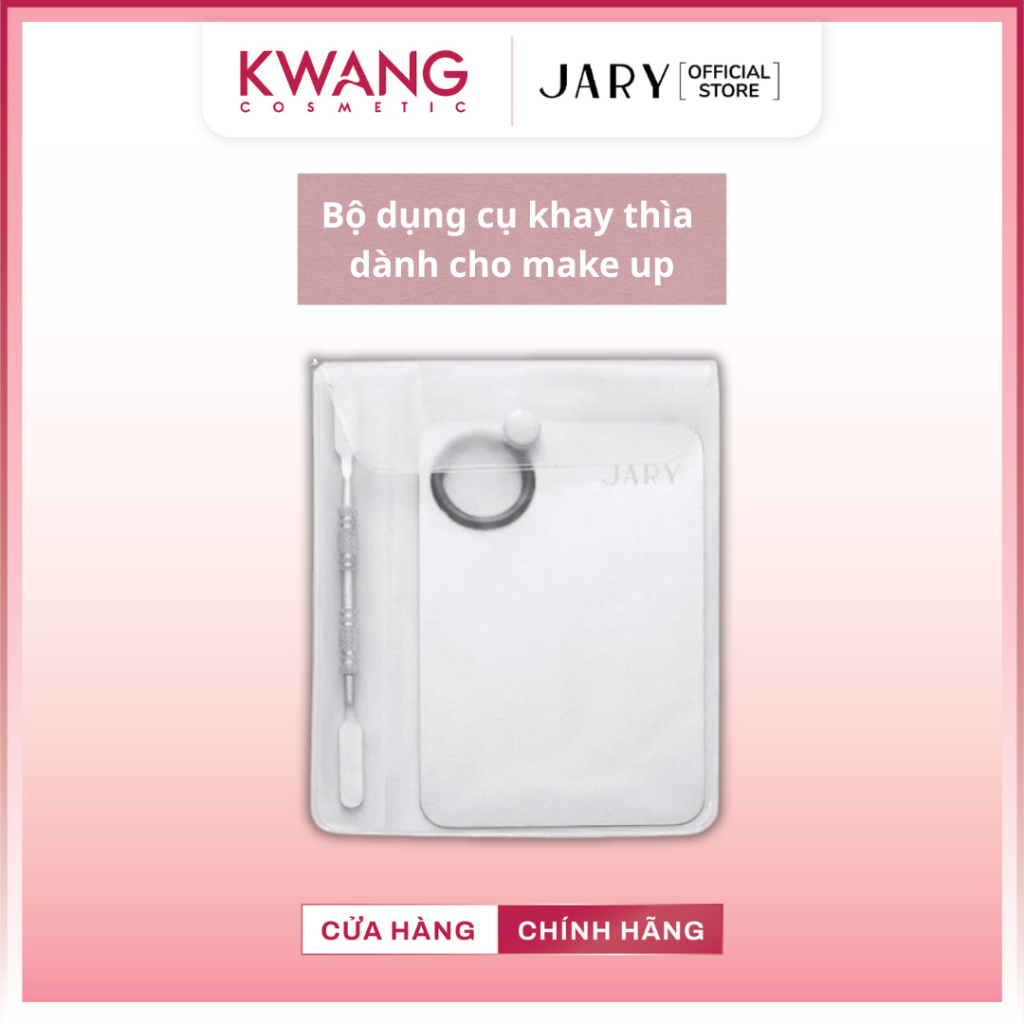 Bộ Dụng Cụ Khay Thìa Trộn Jary 2in1 Dành Cho Makeup