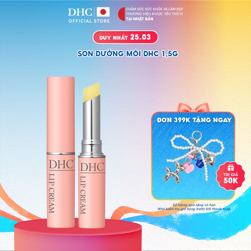 Son dưỡng môi DHC Lip Cream dưỡng ẩm, làm mềm môi 1,5g