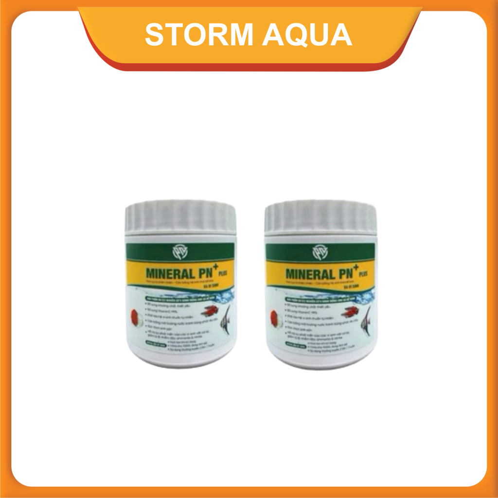Khoáng Bột MINERAL PN+ Vitamin C +  Vi Sinh Cho Bể Cá Cảnh / Khoáng Cho Hồ Cá