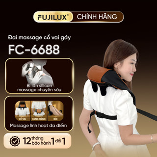 Đai Massage Chuyên Sâu Cổ Vai Gáy FUJILUX FC-6688 Cao Cấp