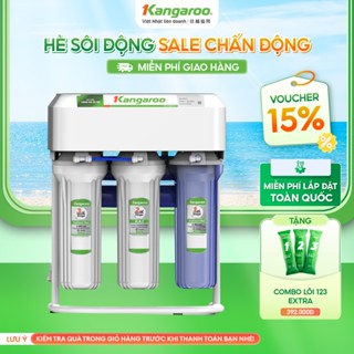 [LẮP ĐẶT 0Đ NỘI THÀNH HN &HCM] Máy lọc nước RO 6 lõi Kangaroo KGRP68EC - không vỏ tủ