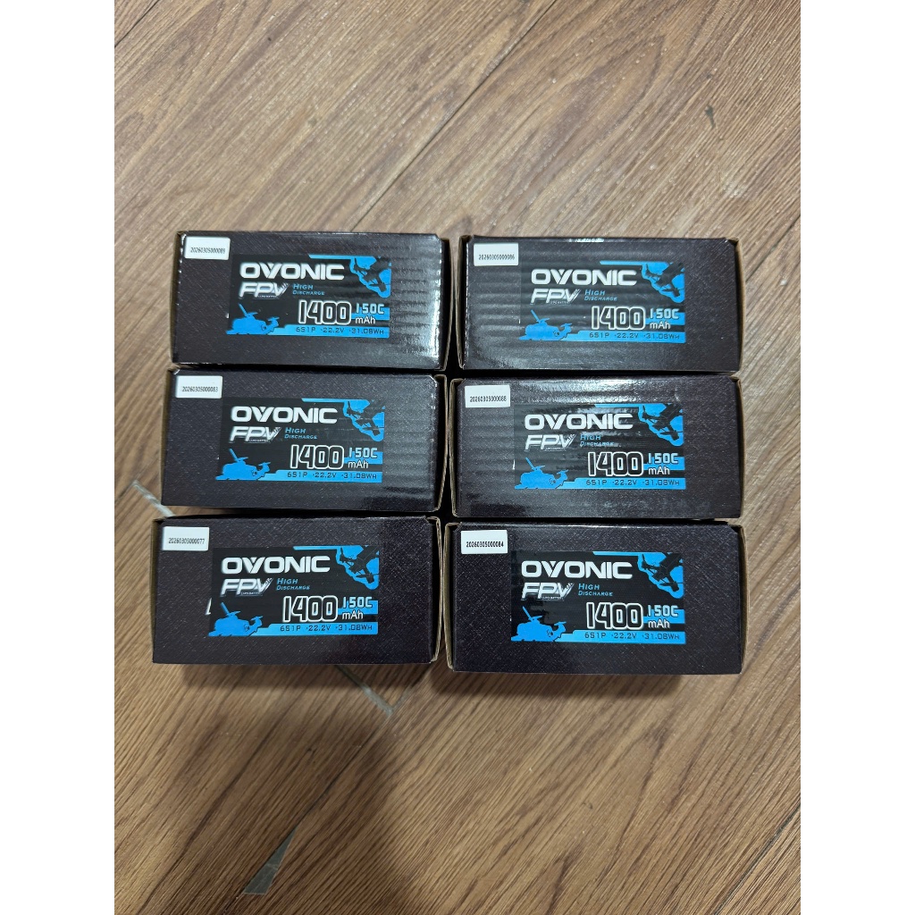 [rcvietnam] Lipo Ovonic 1400mah 6s 150c