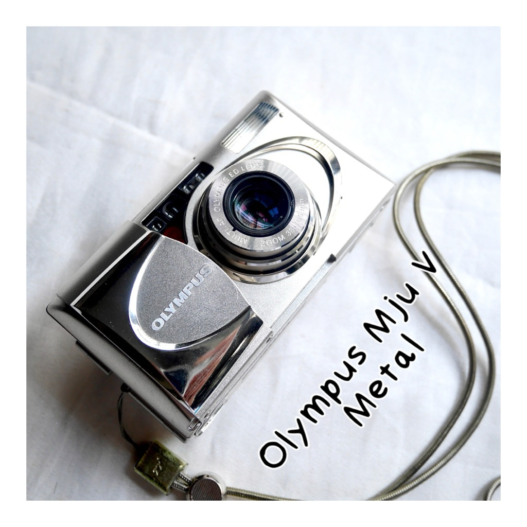Máy Ảnh Film Olympus Mju V Metal