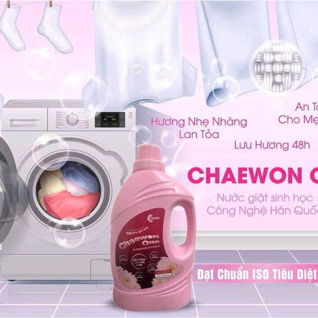 Nước giặt đậm đặc Chaewon one hương nước hoa can 3.2 lít