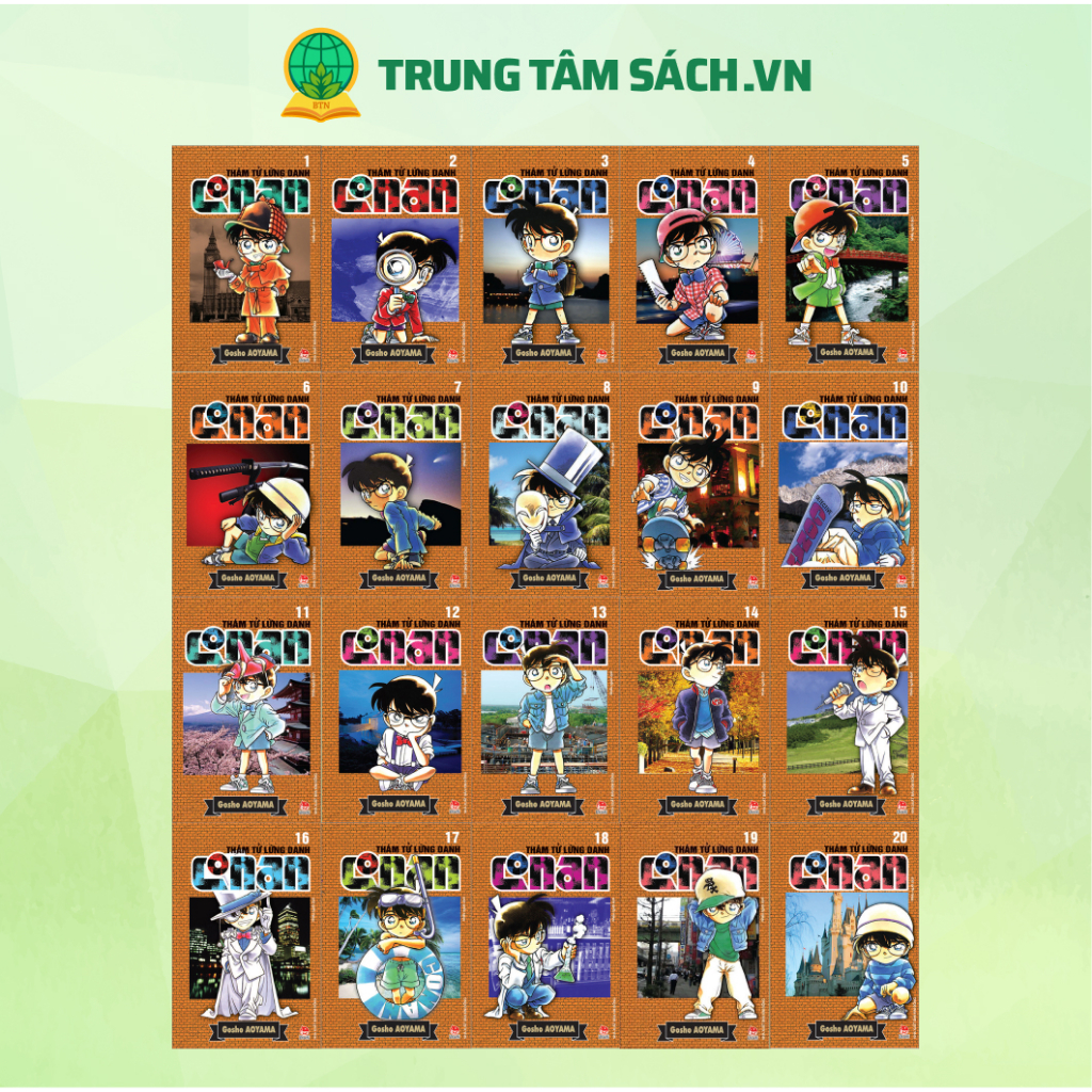 Sách - Bộ 20 Tập Thám Tử Lừng Danh Conan (Tập 1 - 20)