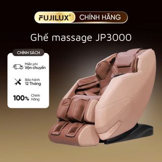 Ghế Massage Toàn Thân FujiLux JP3000 Máy Massage Con Lăn 3D Kết Hợp Túi Khí Giúp Giảm Đau Thư Giãn
