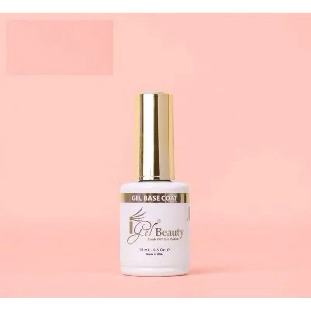 (+50%) IGel Beauty – Gel Base Coat (15ml) Sơn nền gel chuyên dụng giúp tăng độ bám, bảo vệ móng