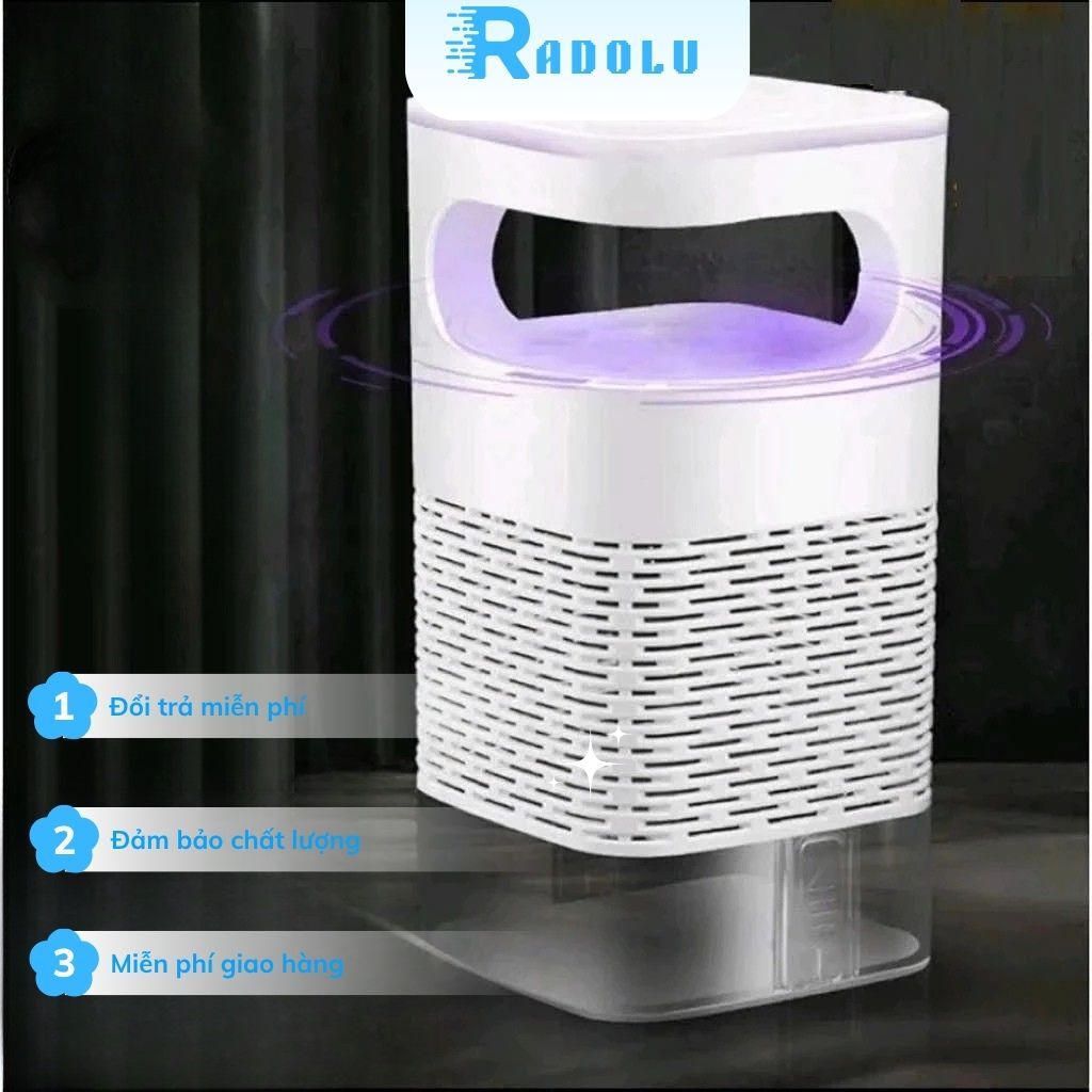 Đèn Bắt Muỗi Thông Minh Công Nghệ Bionic UV – Máy Diệt Muỗi Vật Lý 360 Độ Cao Cấp, An Toàn
