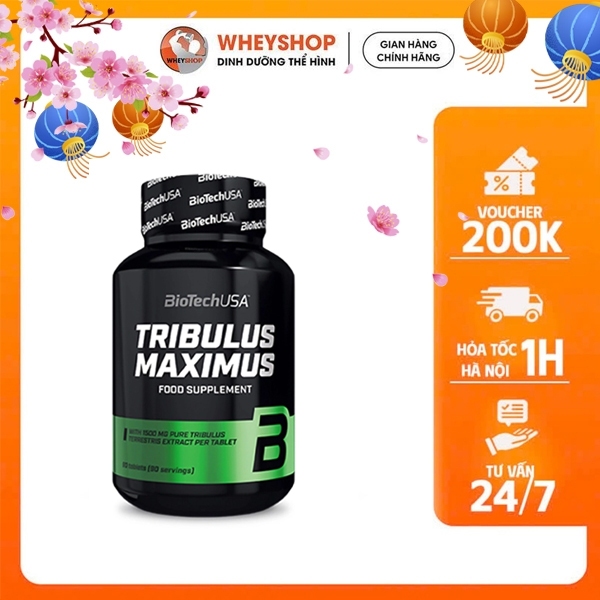 Viên uống Biotech Tribulus Maximus (90 viên) 1500mg - WHEYSHOP VN