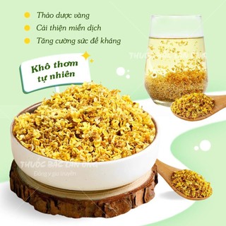 Quế hoa 100g, trà hoa mộc khô, thơm, trà mộc quế hoa, dùng pha trà, làm bánh, làm thạch