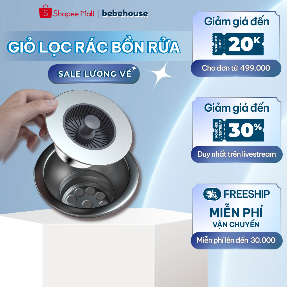 Giỏ Lọc Rác Bồn Rửa Nhà Bếp HB002 BEBEHOUSE