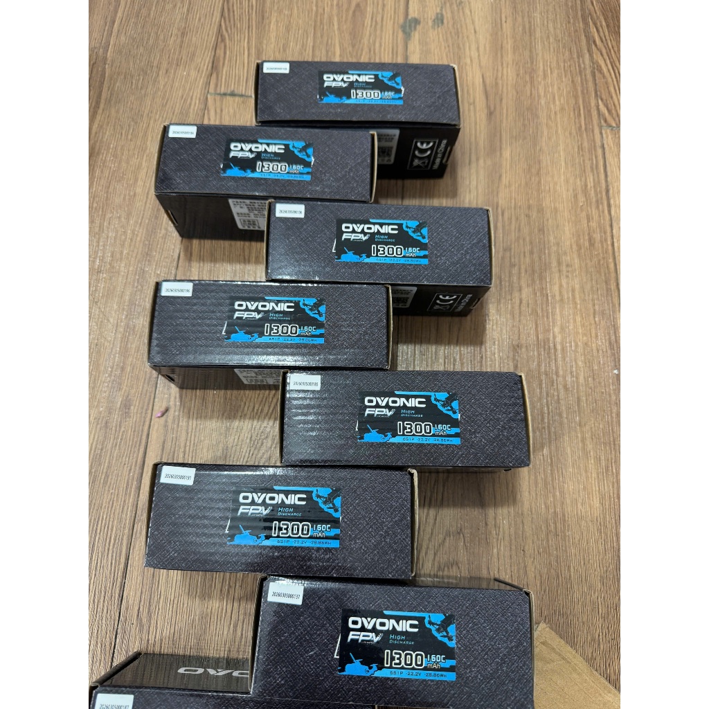 Lipo Ovonic 6S 1300mah 22.2V 160c XT60