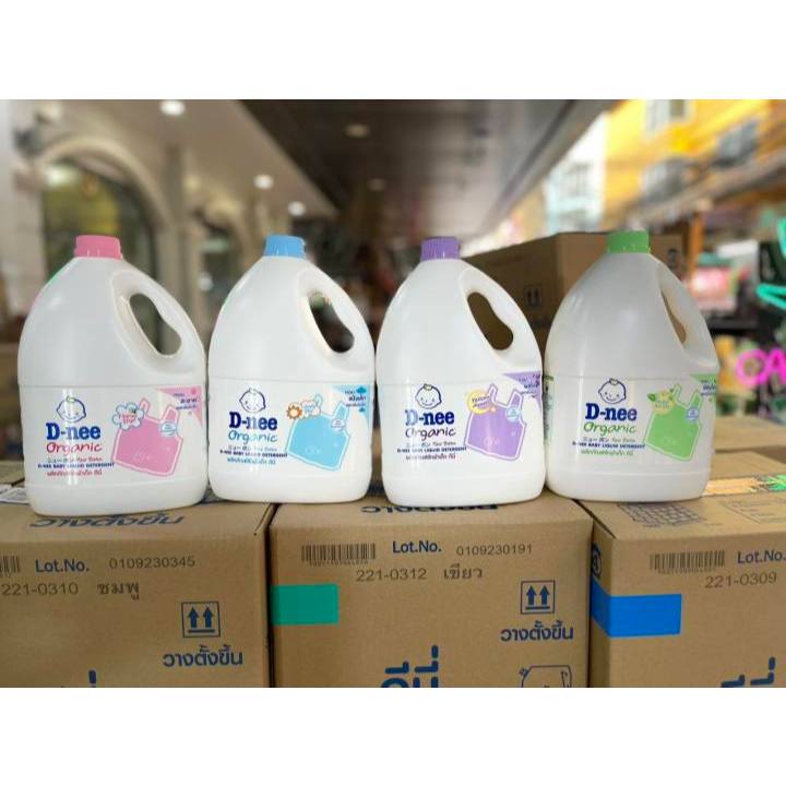 1 Thùng 4 Can nước Giặt Dnee 2800ml/ Can Dùng Giặt Đồ Trẻ Em
