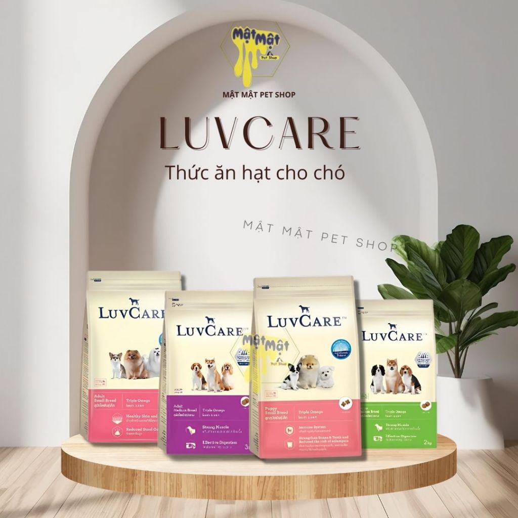 Hạt Luvcare cao cấp dưỡng lông da cho chó