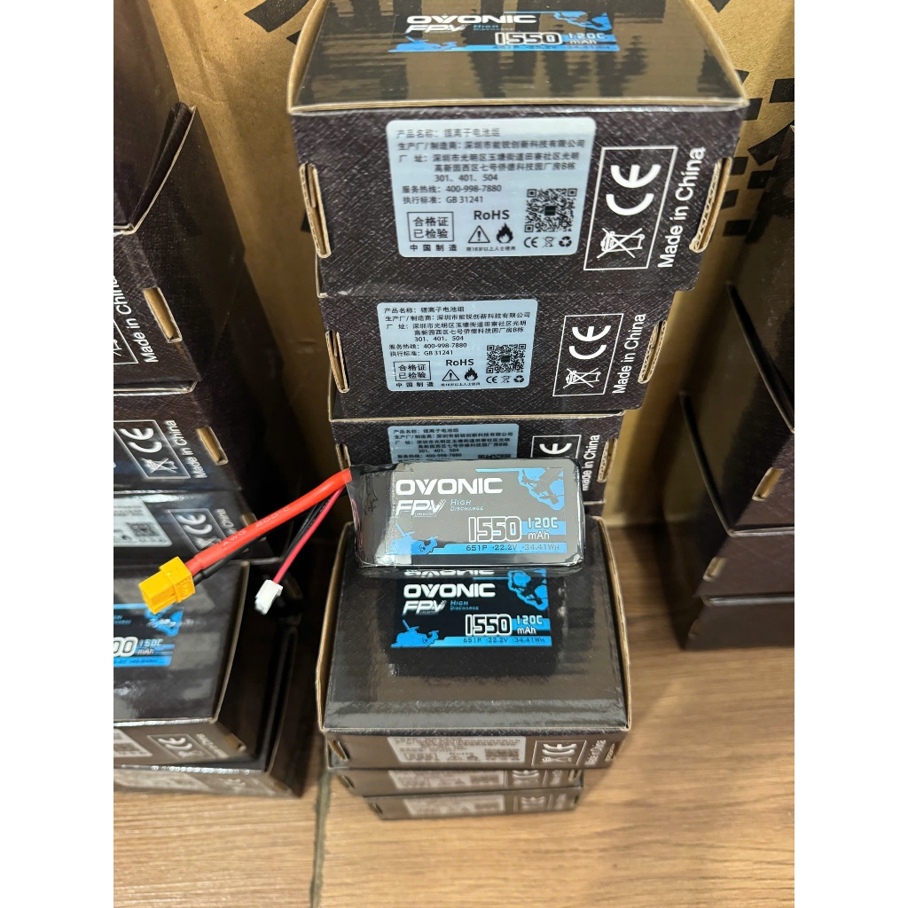 [rcvietnam] Lipo Ovonic 1550mah 6s 120c