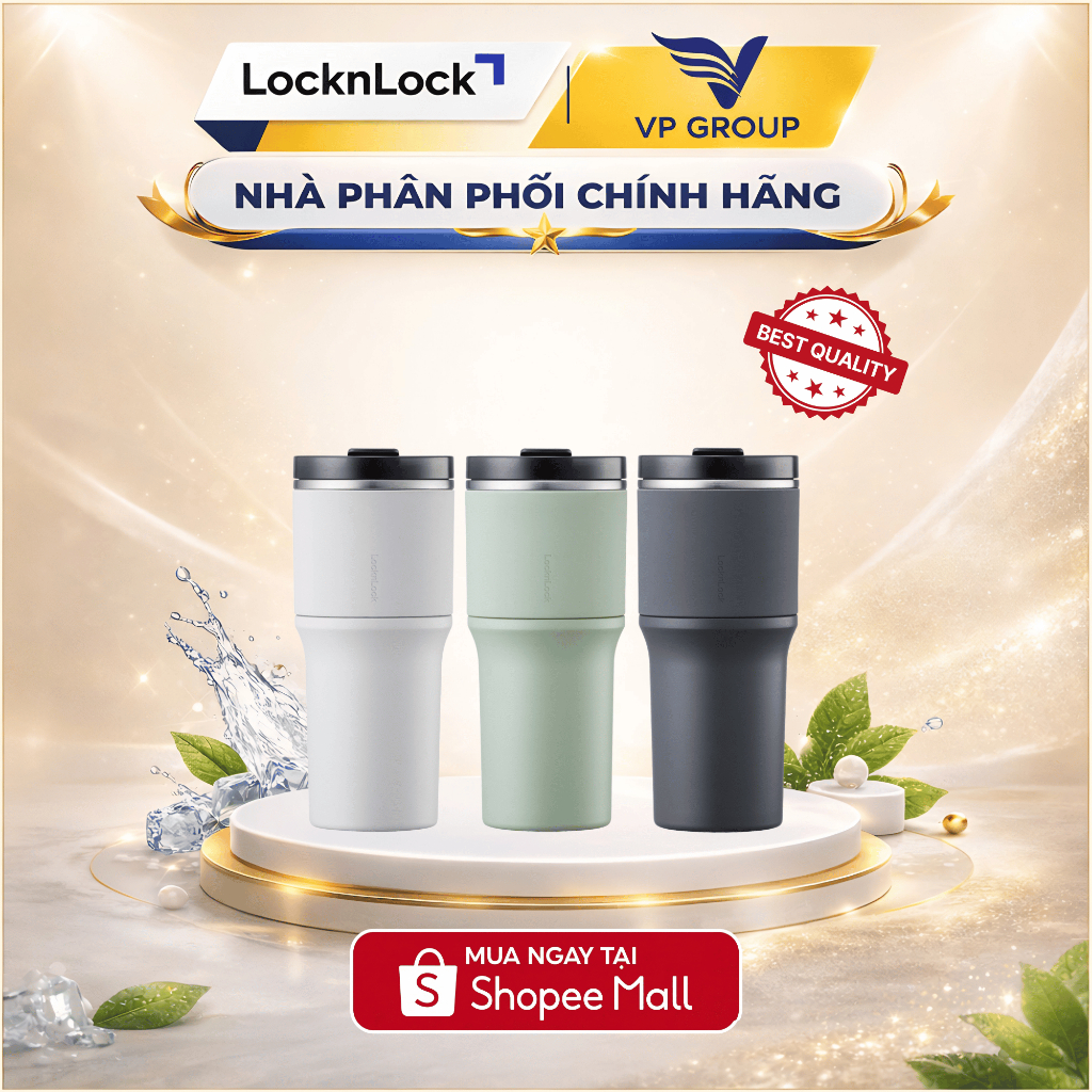 Bình giữ nhiệt LocknLock Metro Drive 650ml kèm ống hút và cọ rửa - LHC4277