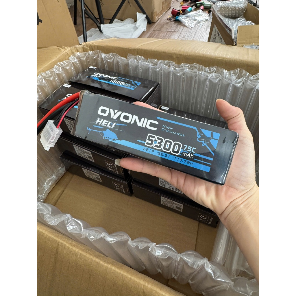 [rcvietnam] [hỏa tốc ]Lipo Ovonic 5300mah 6s 75C
