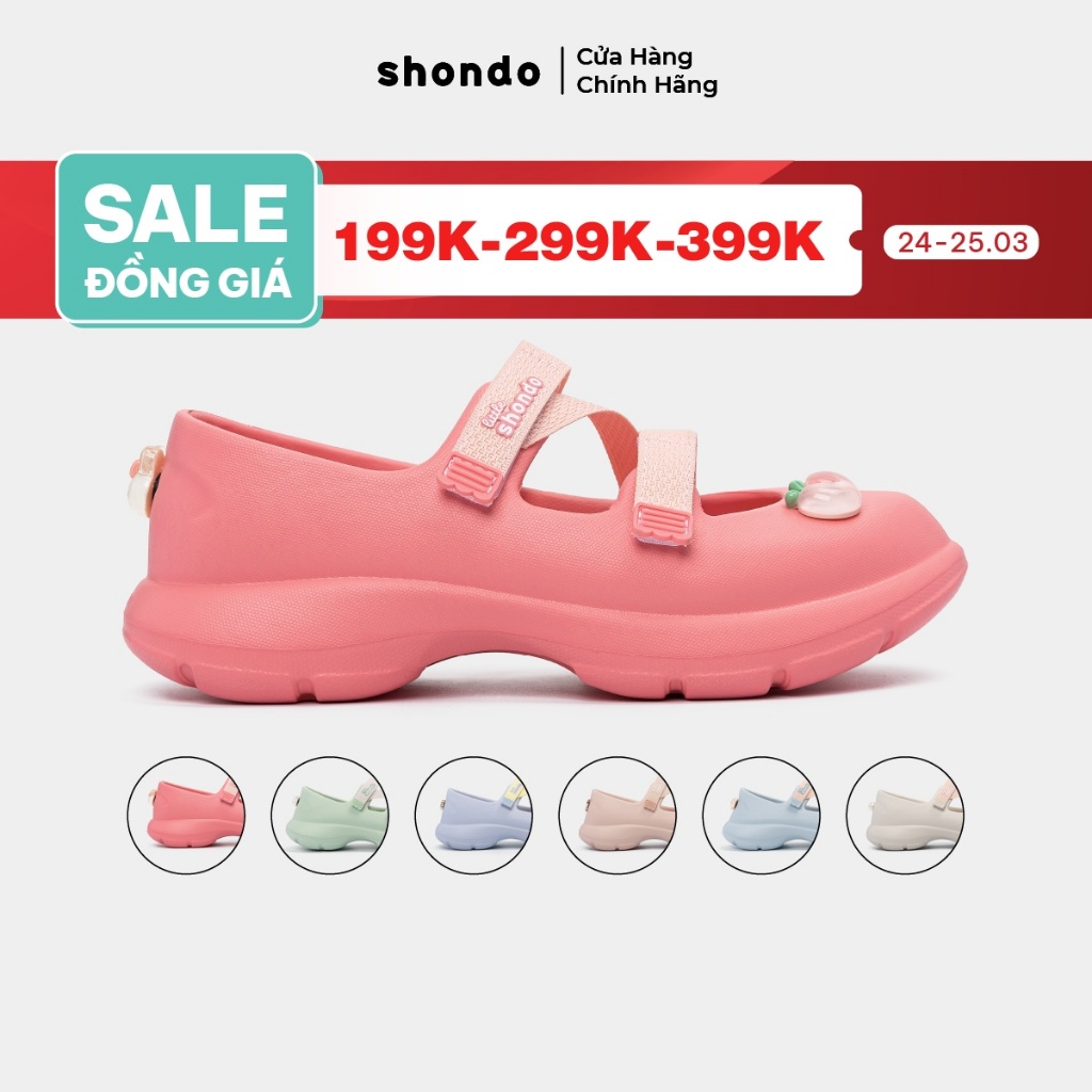 Giày Ballet Sneaker Bé Gái Dreamie Mềm Mại Shondo Nhiều Màu