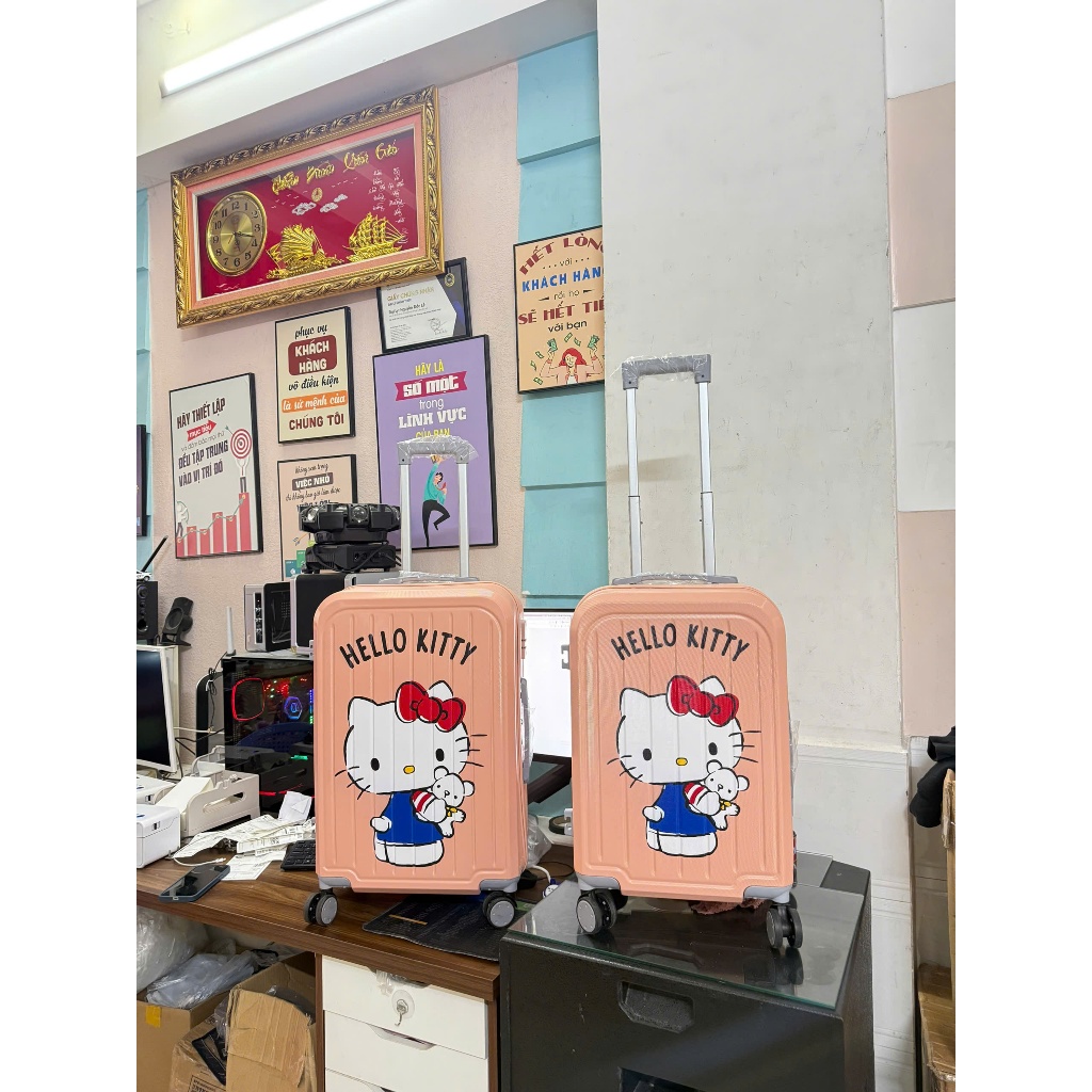 Vali kiity Vali du lịch hello kitty CUTE