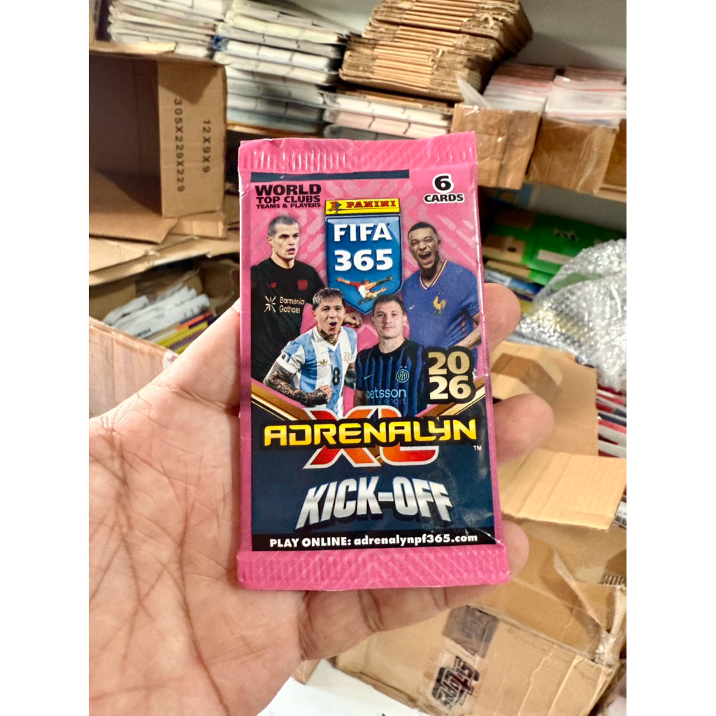 [ 1x Pack Lẻ PA KICK-OFF 365 2026 ] Pack Lẻ Thẻ Cầu Thủ Bóng Đá Panini Adrenalyn KICK-OFF 365 2026 2