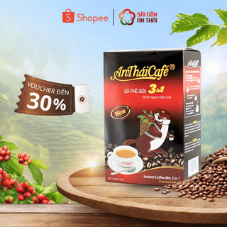AnTháiCafé - Cà phê sữa 3in1 An Thái hộp 16 gói x 16gr