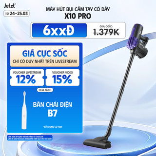 Máy hút bụi cầm tay có dây 4in1 JETZT X10 PRO, kèm đầu hút giường nệm với phân loại X10 PRO MAX