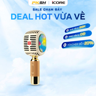 Micro Karaoke kèm loa Bluetooth iCore YM99 - HÀNG CHÍNH HÃNG
