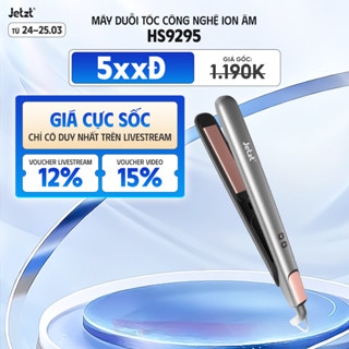 Máy Duỗi Tóc JETZT HS9295 - Tích Hợp Ion Âm Chăm Sóc Tóc Hư Tổn - Duỗi Tóc Thẳng Mượt Không Bị Xơ Rối