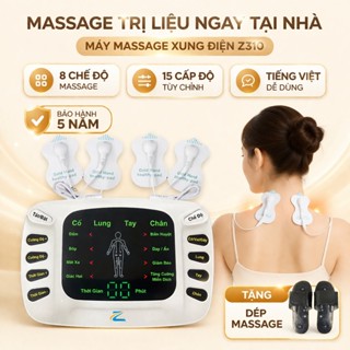 Máy Massage Xung Điện Trị Liệu Vật Lí, Máy Mát Xa Châm Cứu Tiếng Việt Z310 Giảm Nhức Mỏi Toàn Thân