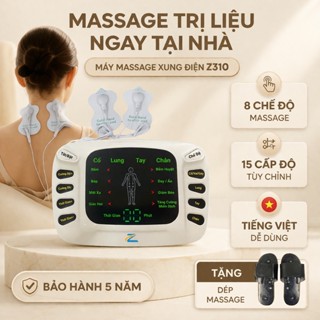 Máy Massage Xung Điện Trị Liệu Vật Lí, Máy Mát Xa Châm Cứu Giảm Đau Nhức Cổ Vai Gáy Hiệu Quả Tức Thì