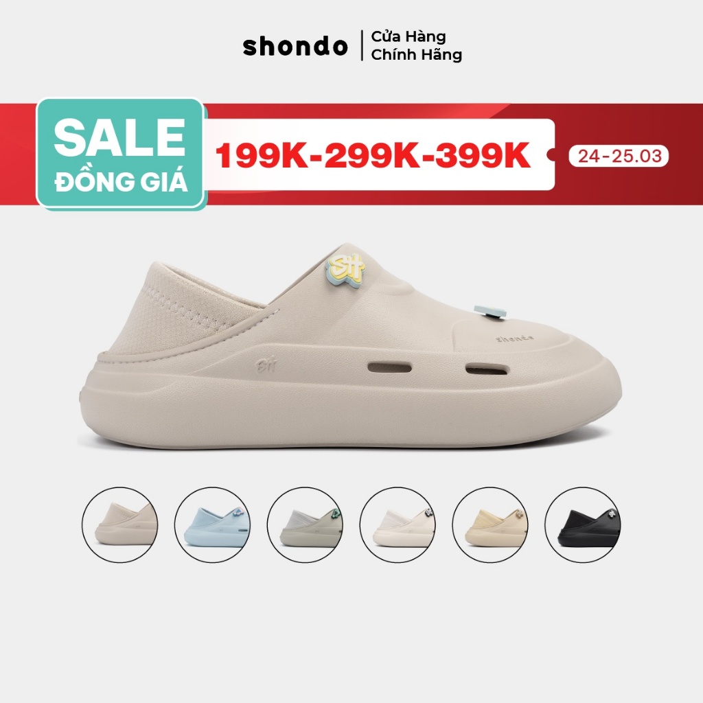 Giày Sneaker Class 3 Không Cột Dây Shondo Nhiều Màu