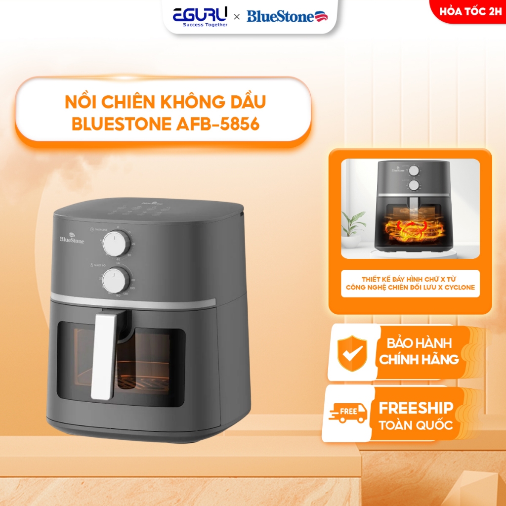 [QUÀ TẶNG KHÔNG BÁN] Nồi Chiên Không Dầu BlueStone AFB-5856 7 Lít 1800W