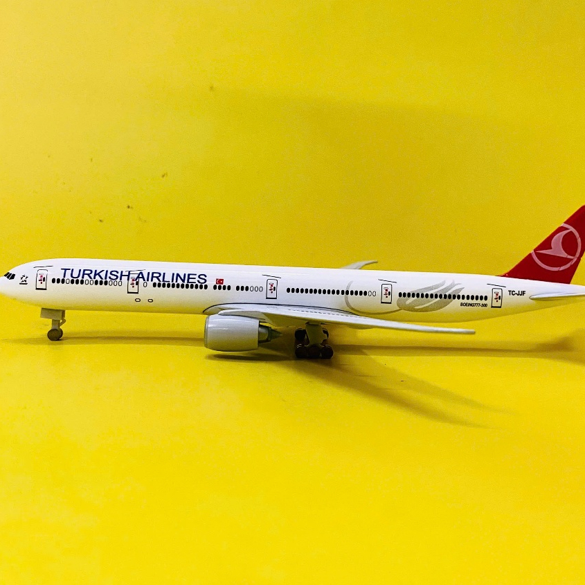 Máy Bay Hãng Hàng Không Turkish Airlines Boeing 777-300 | Mô Hình Tỉ Lệ 1:400 Trưng Bày – Quà Tặng –