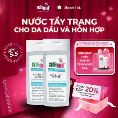 Tẩy trang cho da dầu & da hỗn hợp Sebamed pH5.5 (200ml)