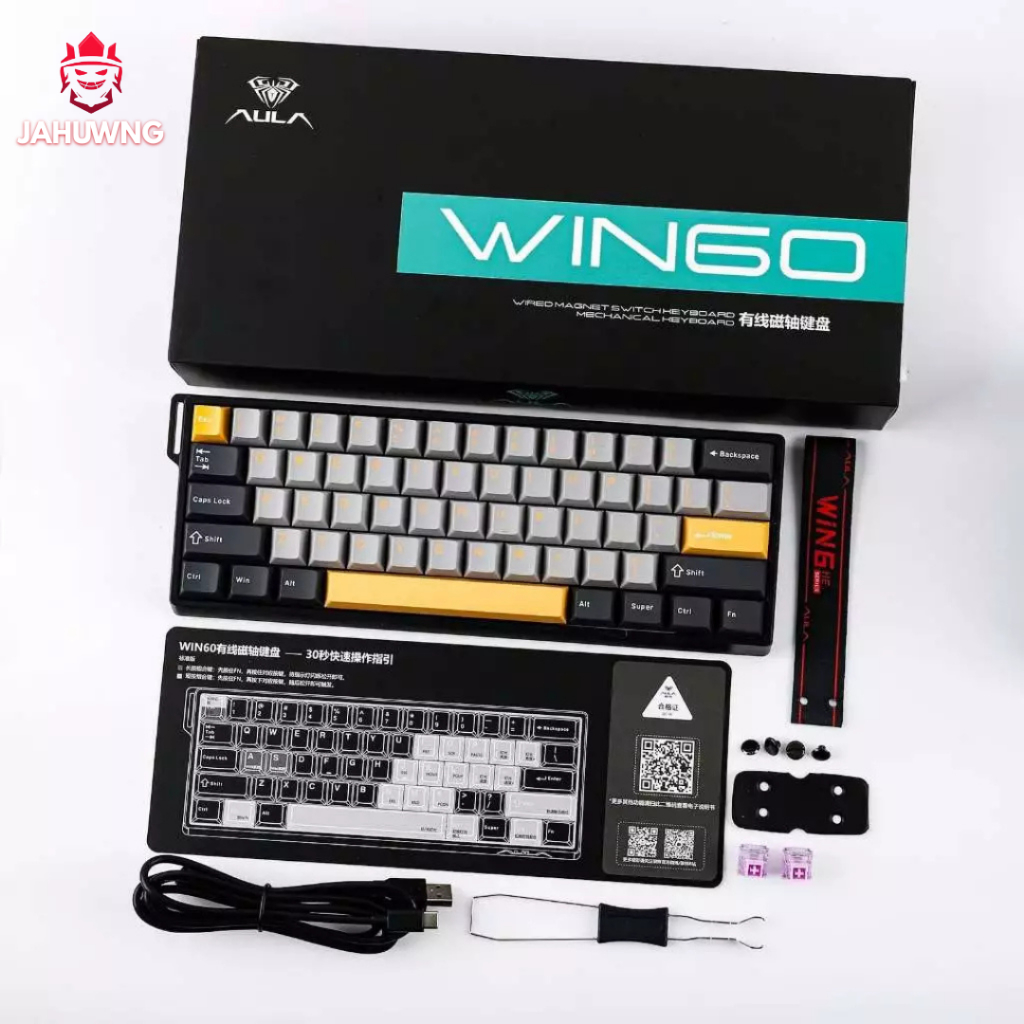 [Chính Hãng] Bàn phím cơ AULA WIN60/68 HE -Rapid Trigger - Switch Nam Châm 1k - 8k Polling Rate | BigBuy360 - bigbuy360.vn