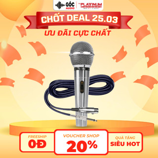 MICRO CÓ DÂY THE PLATINUM KS-5000 – ÂM THANH CHẤT LƯỢNG CAO – DÂY DÀI 8M – GÓC AUDIO