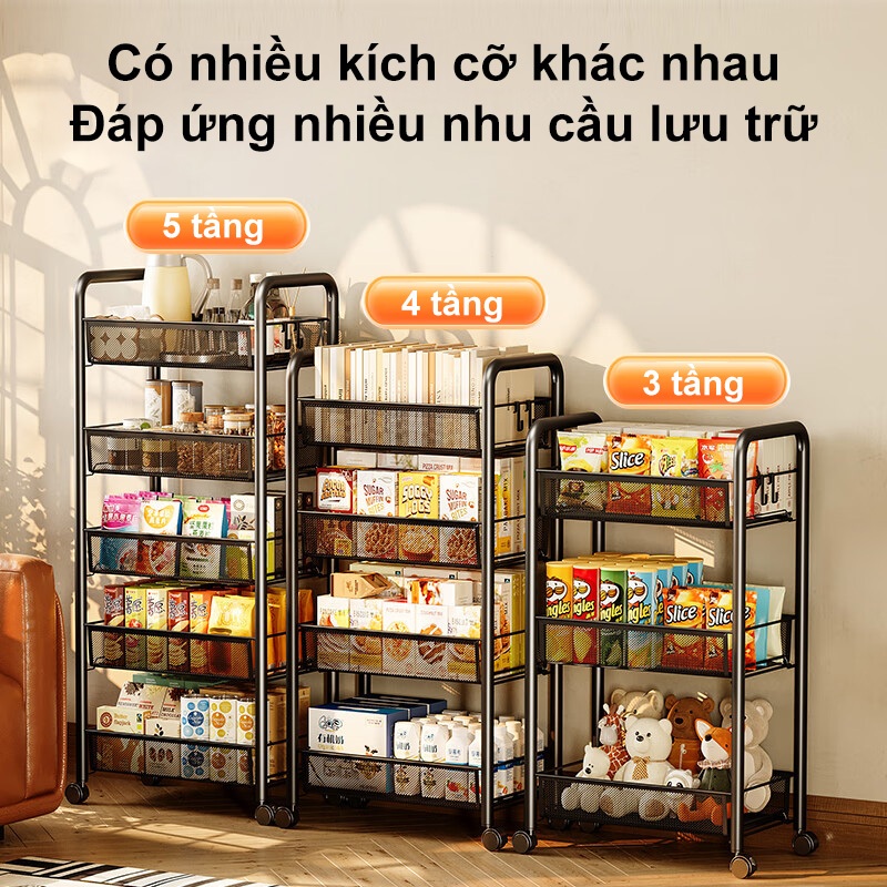 BMZAR Xe đẩy Spa 3 4 5 tầng Lưới sắt 100% đa năng Có bánh xe | BigBuy360 - bigbuy360.vn