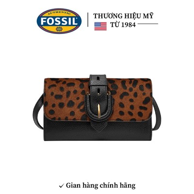 Túi da nữ Fossil HARWELL Haircalf ZB11096234, size 20, túi đeo chéo cá tính