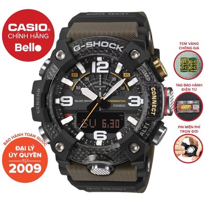 Đồng hồ Dây nhựa Nam Casio G-Shock GG-B100X-1A3DR chính hãng bảo hành 5 năm Pin trọn đời