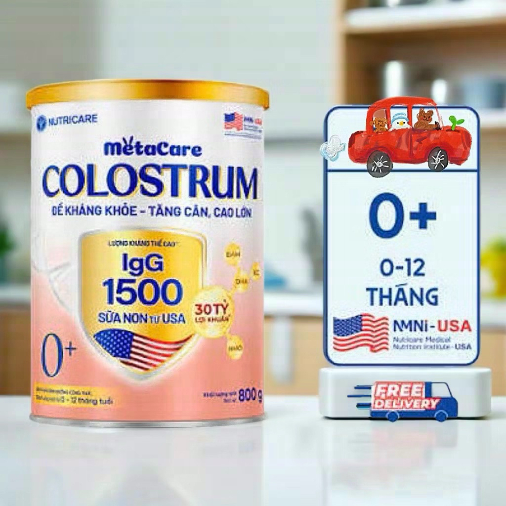 Combo 2 Lon sữa non Metacare Colostrum 0+ 800g NutriCare
