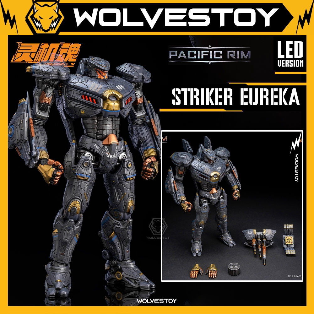 Mô Hình Lingjihun Pacific Rim Jeager Striker Eureka Đại Chiến Thái Bình Dương Action Figure 20cm (Le