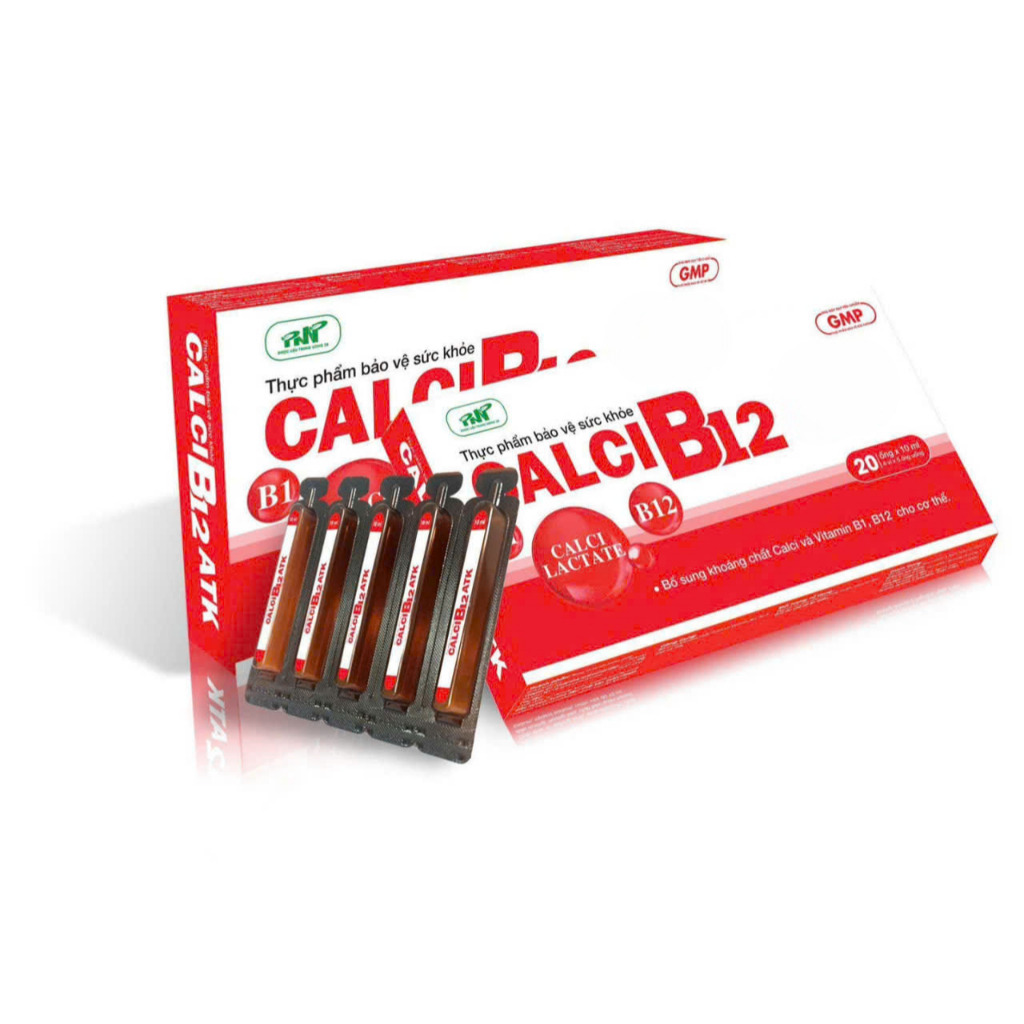 CALCI B12 phát triển chiều cao, kích thích ăn ngon, cho xương chắc khoẻ chống còi xương chậm lớn mlo