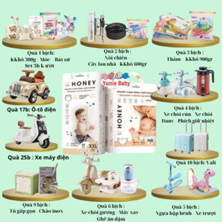 [Tích Điểm] Tã Bỉm Dán/Quần Honey Premium Tơ Tằm Siêu Mềm Mịn Và Thấm Hút, Thoáng Khí Cho Bé Size NBd/Sd/Mq/Lq