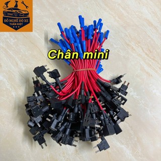 [Combo 50/10 cái] Dây chia cầu chì ô tô đủ 4 chân, dây cầu chì cắm thêm, dây nối cầu chì ô tô