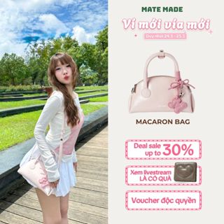 MATEMADE Túi Xách - Túi Xách Nữ Macaron Bag Cầm Tay Thời Trang - Size 23