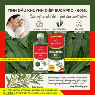 Dầu khuynh diệp Úc EucaPro, EukyBear, Dầu Thái Kangaroo, Dầu gấu, Tinh dầu tràm, Dầu Tràm Nguyên chất, Sáp Ấm Ngực trẻ