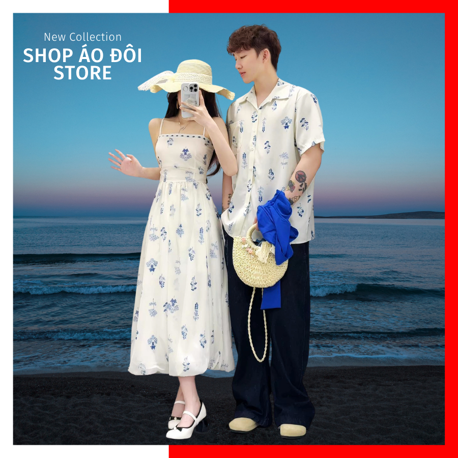 Set đồ đôi nam nữ COUPLE STORE hottrend- đồ đôi nam nữ set couple, set couple đi biển, áo đôi nam nữ
